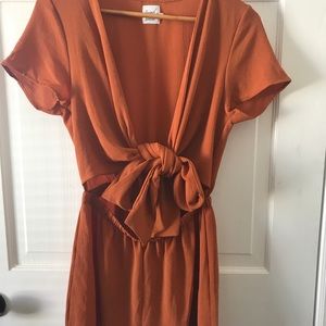 Burnt Orange Festival Playsuit